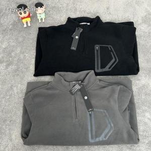Stone Islandストーンアイランド25 ss秋の新グラノーラハーフジッパー厚手衛衣