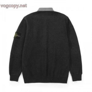 STONE ISLAND最新モデル偽2件ニットセーター