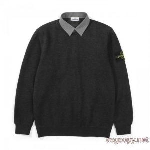 STONE ISLAND最新モデル偽2件ニットセーター