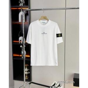 優しげ人気アイテム 先行販売!! 上質な素材半袖Tシャツブランド 偽物 通販Stone Island