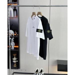 優しげ人気アイテム 先行販売!! 上質な素材半袖Tシャツブランド 偽物 通販Stone Island