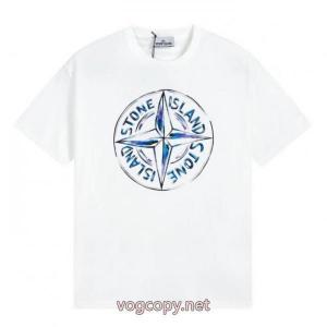 ブランド コピー 販売半袖Tシャツ完売必至 激安 センス漂うSTONE ISLAND
