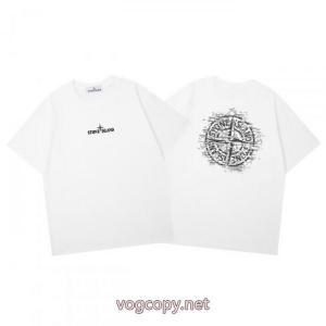 激安 通販 ブランド半袖Tシャツ肌触りが良い 型崩れしにくい 爆買い品質保証STONE ISLAND