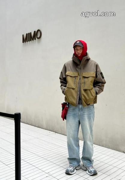 Stone Island 大きなポケットジョイントファスナーゆったりパンチコート 1