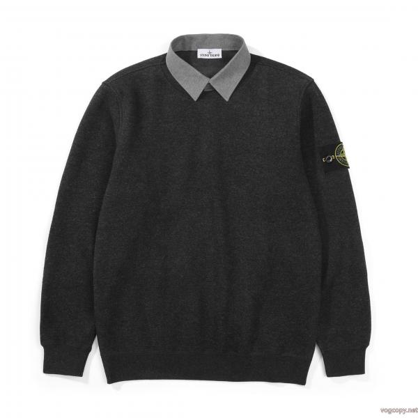 STONE ISLAND最新モデル偽2件ニットセーター 0