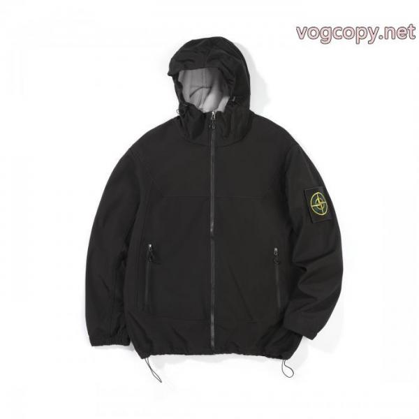 STONE ISLANDマジックシールワッペンアウトドアポンチョコート 2