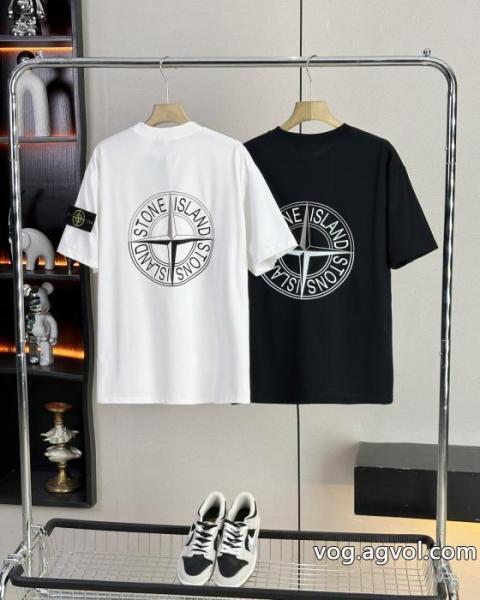 優しげ人気アイテム 先行販売!! 上質な素材半袖Tシャツブランド 偽物 通販Stone Island 0 