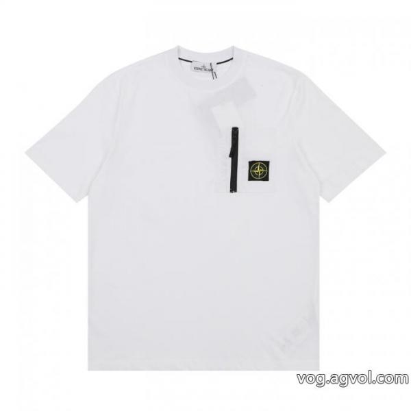 話題の新作到着！ お手頃価格 完売再入荷  偽 ブランド 販売半袖TシャツStone Island 0 