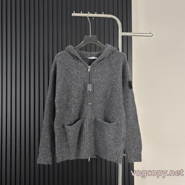 Stone Island/ストーンアイランドニット連帽カーディガンコート 4