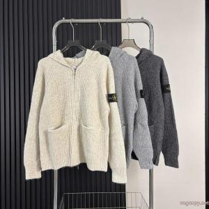 Stone Island/ストーンアイランドニット連帽カーディガンコート
